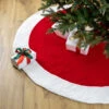 60" Red And White Solid Round Christmas Tree Skirt -Beauty Wreaths Shop 33edhjp2y5vdkzmatoe3ks0fmvgsloyq 32076.1667657668