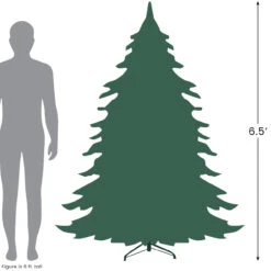 6.5' Northern Pine Full Artificial Christmas Tree, Unlit 13 6.5' Northern Pine Full Artificial Christmas Tree, Unlit -Beauty Wreaths Shop 6.527 53954.1684419791