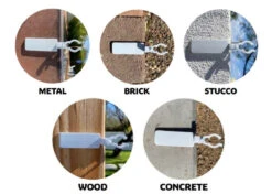 25ct Anywhere Outdoor Sticky Adhesive Clips -Beauty Wreaths Shop 734025205 18263.1667538789