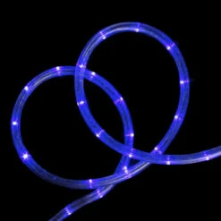 18' Blue LED Christmas Rope Lights
