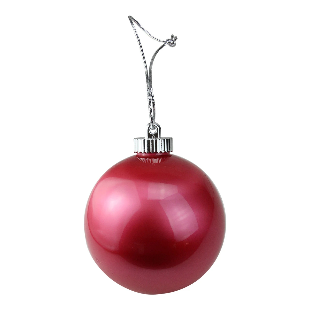 3ct Red LED Lighted Battery Operated Shatterproof Christmas Ball Ornaments 6" (150mm) 4 3ct Red LED Lighted Battery Operated Shatterproof Christmas Ball Ornaments 6" (150mm) - Image 2