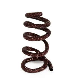 30' X 0.4" Brown Glitter Enchanted Forest Wired Tube Artificial Christmas Garland - Unlit
