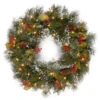 24” Pre-Lit Wintry Pine Artificial Christmas Wreath - Clear Lights -Beauty Wreaths Shop aixl1a4qh2xnzqdrbidmsuudwddyb4f0 10783.1667681616