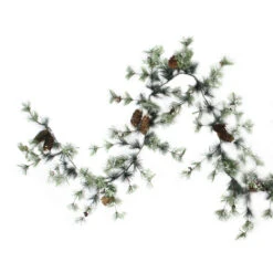 9.5' Frosted Pine With Pine Cones Artificial Christmas Garland - Unlit -Beauty Wreaths Shop allstate20ygd033 gr sn 07983.1667536409