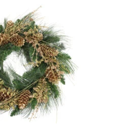 Gold Glitter Pine Cone And Berry Artificial Christmas Wreath - 26-Inch, Unlit -Beauty Wreaths Shop allstate xdz452 go 1 85170.1667655003
