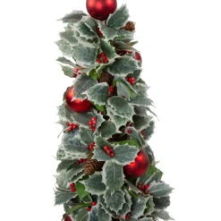 2.75' Potted Pine Cone And Berry Holly Pencil Artificial Christmas Tree - Unlit -Beauty Wreaths Shop allstate xhz030 re gr 3 75432.1667491190