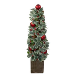 2.75' Potted Pine Cone And Berry Holly Pencil Artificial Christmas Tree - Unlit -Beauty Wreaths Shop allstate xhz030 re gr 28302.1667491191
