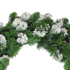 Snowy Flocked Colorado Pine Artificial Christmas Wreath, 30-Inch, Unlit -Beauty Wreaths Shop allstateywc193 gr sn 43298.1667575984