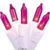 50-Count Pink Everglow Steady Mini Christmas Light Set, 9.1 Ft White Wire -Beauty Wreaths Shop baywjfw1kvudnp4ihijg4i067aqwbcpu 27687.1667681341