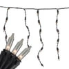 100 Count Clear Mini Icicle Christmas Lights - 3.5 Ft Black Wire -Beauty Wreaths Shop brightstar 97 711 77 1 22989.1667572260