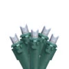 50ct Pure White LED Wide Angle Christmas Lights, Green Wire -Beauty Wreaths Shop brite20star2039 321 00 15280.1667535345