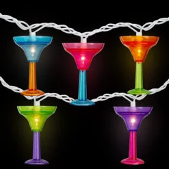 10-Count Vibrantly Colored Margarita Glass Summer Outdoor Patio Christmas Light Set, 7.5' White Wire 7 10-Count Vibrantly Colored Margarita Glass Summer Outdoor Patio Christmas Light Set, 7.5' White Wire -Beauty Wreaths Shop britestar 36 566 77 3 22025.1667575591