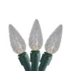 35 Battery Operated White LED C6 Mini Christmas Lights - 11 Ft Green Wire -Beauty Wreaths Shop britestar 41 622 00 1 45294.1667662666