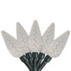 35 Warm White Faceted LED C6 Christmas Lights - 11 Ft Green Wire -Beauty Wreaths Shop britestar 41 622 77 1 68799.1667571910