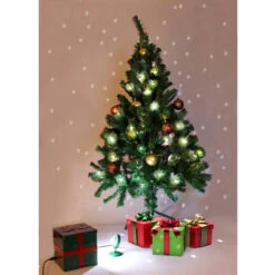 Magical White Falling Snow Christmas Tree Light Flurries System -Beauty Wreaths Shop chi tf 174 2 28153.1667663694