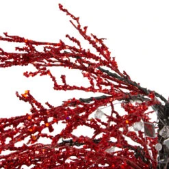 3.75' Red Crystallized Glitter Potted Artificial Christmas Tree - Unlit -Beauty Wreaths Shop cmi 14508 3 48490.1667662811