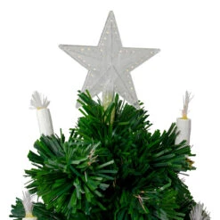 3' Pre-Lit Potted Medium Artificial Christmas Tree With Candles - Multi Color Lights -Beauty Wreaths Shop dak 0105 90 2 56380.1667657936