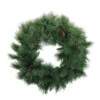 36" Green Long Needle Pine Artificial Christmas Wreath With Pine Cones - Unlit 1 36" Green Long Needle Pine Artificial Christmas Wreath With Pine Cones - Unlit -Beauty Wreaths Shop darice rc 9132n 1 1 15823.1667521323