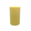 3.75" Golden Yellow Beeswax Pillar Candle -Beauty Wreaths Shop dbno 34 17537.1677827613
