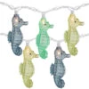 10 Count Blue And Green Seahorse Novelty String Lights, 6.5 Ft White Wire -Beauty Wreaths Shop denniseast 12806 47258.1667536732
