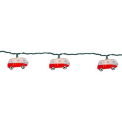 10 Count Retro Camper Bus Novelty Summer String Lights, 6 Ft Green Wire -Beauty Wreaths Shop denniseast 70039 2 updated 35963.1667494897