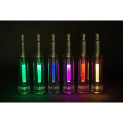 10.25" Clear And Silver Battery Operated LED Wine Bottle Multicolor Light -Beauty Wreaths Shop dghh20bot05 4 07541.1686950761