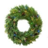 Pre-Lit Mountain Cypress Artificial Christmas Wreath, 30-Inch, LED Lights -Beauty Wreaths Shop dghh20mcw30 1 17167.1682962168