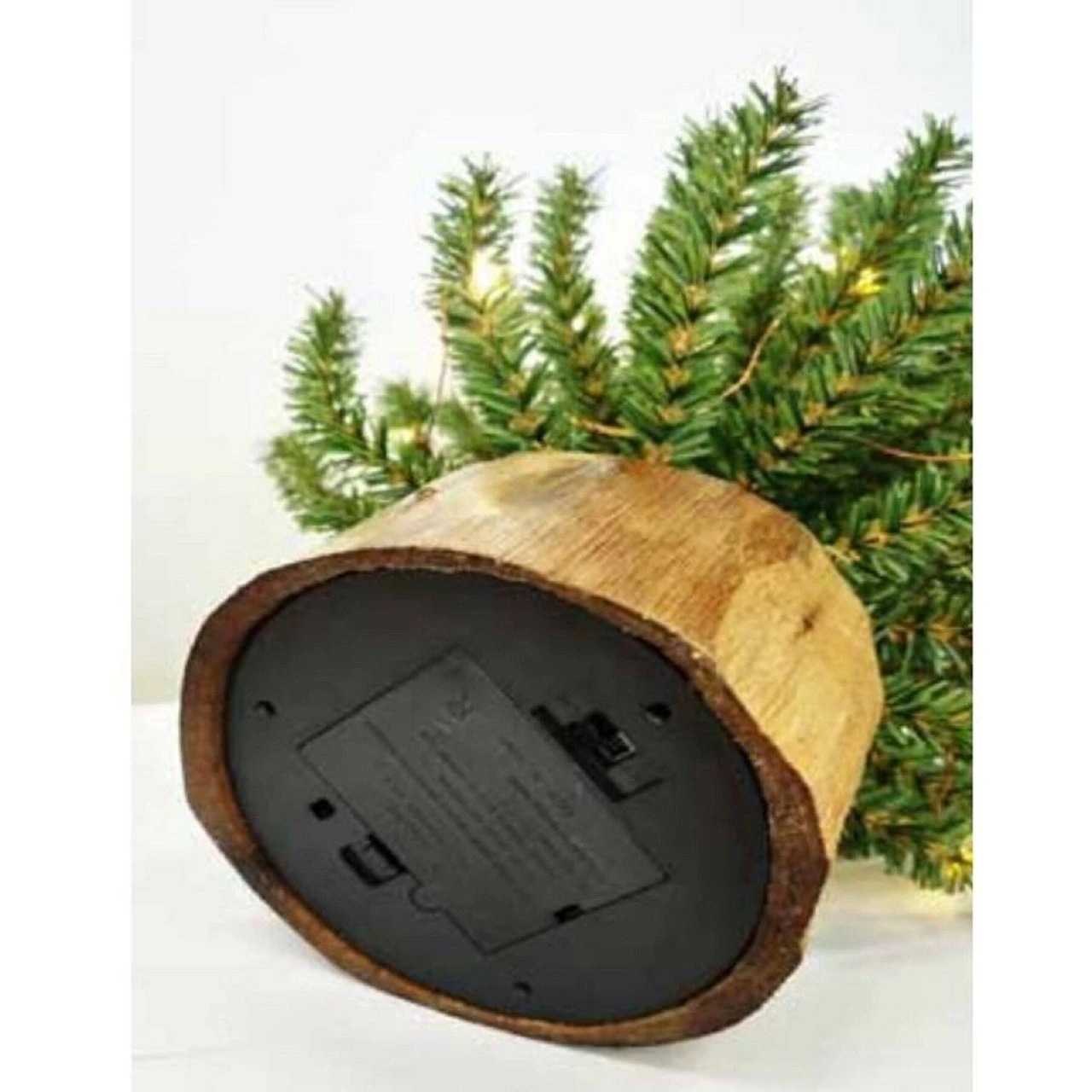 18" Pre-Lit Battery Operated Artificial Upswept Mini Christmas Tree - Clear LED Lights 6 18" Pre-Lit Battery Operated Artificial Upswept Mini Christmas Tree - Clear LED Lights - Image 4