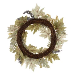 Gourds And Berries Autumn Harvest Wreath, 22-Inch, Unlit 12 Gourds And Berries Autumn Harvest Wreath, 22-Inch, Unlit -Beauty Wreaths Shop dglit 2005500027 5 67920.1667603075