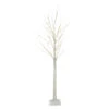 6.75' Pre-Lit Pencil Birch Artificial Christmas Tree - Warm White LED Lights -Beauty Wreaths Shop dhine 37431 120 1 31849.1667678769