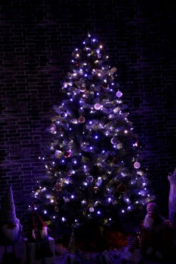 32.25' Multi-Function Timed Pattern String Lights - 100 RGB LED With Remote -Beauty Wreaths Shop dhine 37511 100 7 53702.1667646352