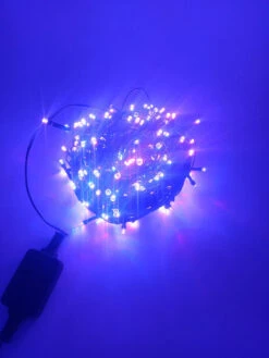 65.25' Multi-Function Timed Pattern String Lights - 200 RGB LED With Remote -Beauty Wreaths Shop dhine 37511 200 4 05363.1667513634