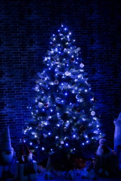 65.25' Multi-Function Timed Pattern String Lights - 200 RGB LED With Remote -Beauty Wreaths Shop dhine 37511 200 8 06656.1667513636