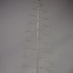 6' Pre-Lit White Revolve Spiral Artificial Tree, Warm White LED Lights -Beauty Wreaths Shop dhine 37520 wt 2 35016.1687306484