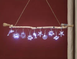 Set Of 2 Clear Contemporary LED Sea Creature String Light 2.75"