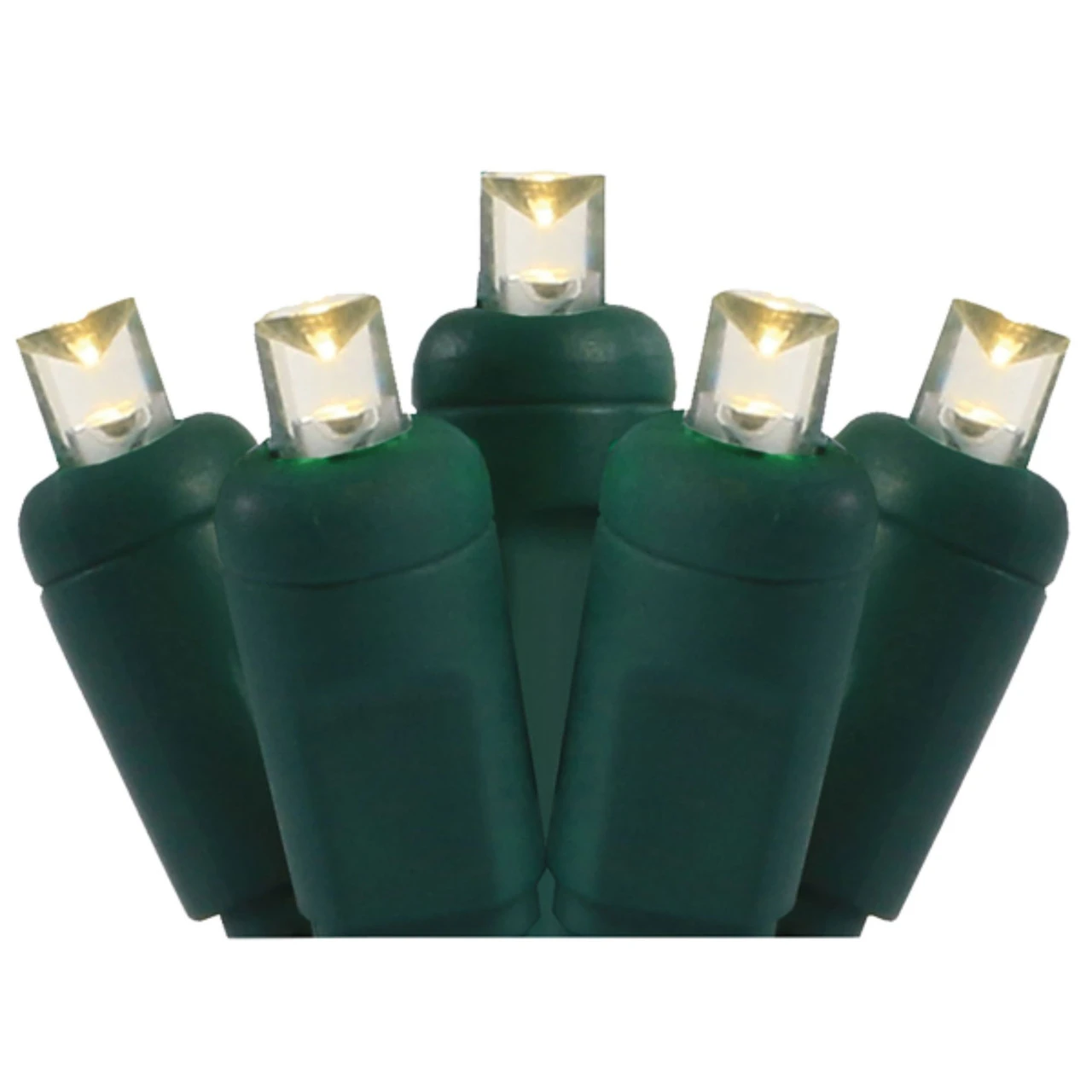 70 Warm White LED Wide Angle Christmas String Lights - 35.17 Ft Green Wire 3 70 Warm White LED Wide Angle Christmas String Lights - 35.17 Ft Green Wire