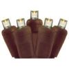 70 Warm White LED Wide Angle Christmas String Lights - 35.17 Ft Brown Wire -Beauty Wreaths Shop dlig 1102686 1 02809.1667539254