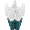 50 Pure White LED C6 Faceted Christmas String Lights - 25.17 Ft Green Wire -Beauty Wreaths Shop dlig 1103075 1 07822.1667653754