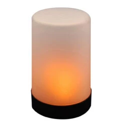 5.75” White Battery-Operated Fire-Like LED Light
