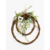 Set Of 2 White And Brown Spring Magnolia Double Wreaths, 19-Inch, Unlit -Beauty Wreaths Shop dmel 75572ds 1 43507.1686994246