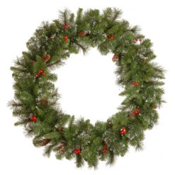 Beauty Wreaths Shop 23 Crestwood Spruce Artificial Christmas Wreath - 36-Inch, Unlit
