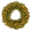 30" B/O Pre-Lit LED Norwood Fir Artificial Christmas Wreath – Dual Color Lights -Beauty Wreaths Shop dnat20nf 304d 30w b1 36895.1667584052