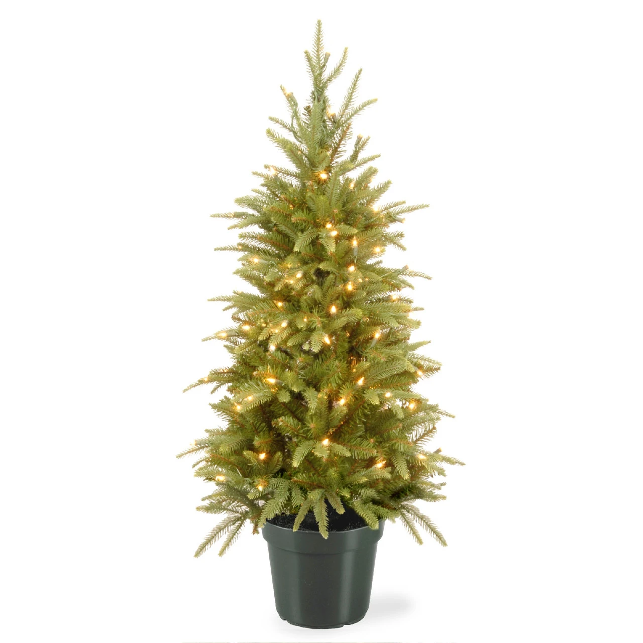 4' Pre-lit Potted Weeping Spruce Artificial Christmas Tree – Clear Lights 3 4' Pre-lit Potted Weeping Spruce Artificial Christmas Tree – Clear Lights