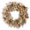 30" Pre-Lit Snowy Bedford Pine Artificial Christmas Wreath - LED Lights With Battery Operated 2 30" Pre-Lit Snowy Bedford Pine Artificial Christmas Wreath - LED Lights With Battery Operated -Beauty Wreaths Shop dnat20sbe1 308 30wbc1 11742.1667580431