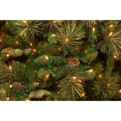 9 Ft. Carolina Pine Slim Tree With Clear Lights -Beauty Wreaths Shop dnat cap3 330 90 3 11500.1667573420