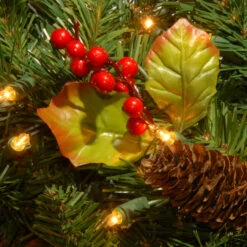 24" Classical Collection Wreath With Clear Lights -Beauty Wreaths Shop dnat cc1 301 24w 1 3 62318.1667580426