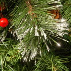 30" Pre-Lit BO Crestwood Spruce Artificial Christmas Wreath - Warm White LED Lights -Beauty Wreaths Shop dnat cw7 309l 30w b1 3 25563.1667656847