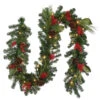 9' X 14" Pre-Lit Pine Cones And Berry Embellished Artificial Christmas Garland - Clear Lights -Beauty Wreaths Shop dnat dc13 310 9c 1 69917.1667574357