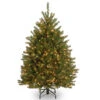 4.5’ Pre-Lit Dunhill Fir Artificial Christmas Tree - Clear Lights -Beauty Wreaths Shop dnat duh 45lo 60257.1667658680