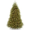 7’ Pre-Lit Dunhill Fir Artificial Christmas Tree – Multi-Color/Warm White LED Lights -Beauty Wreaths Shop dnat duh3 d30 70 1 71055.1667656832